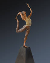 Aurora bronze sculpture by David Varnau