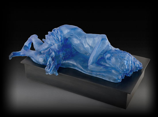 Nocturne glass sculpture by David Varnau