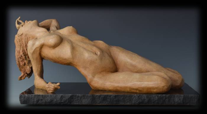 Rapture bronze sculpture by David Varnau