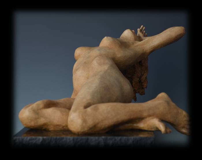 Rapture bronze sculpture by David Varnau