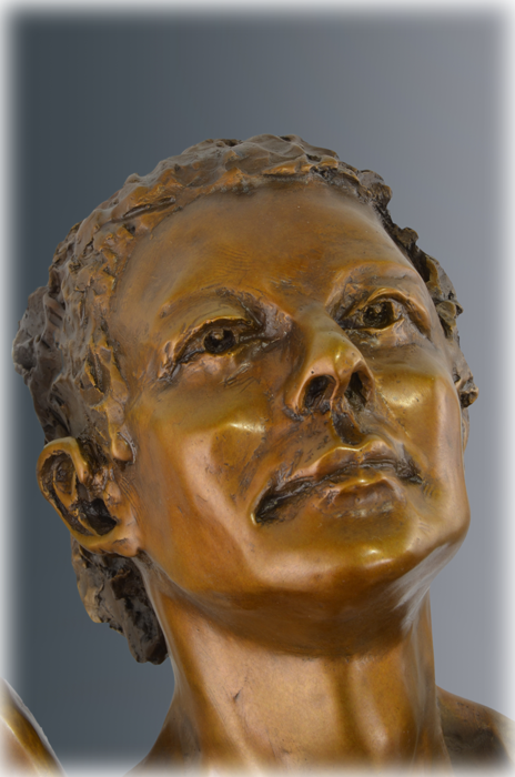 Ananda bronze sculpture by David Varnau