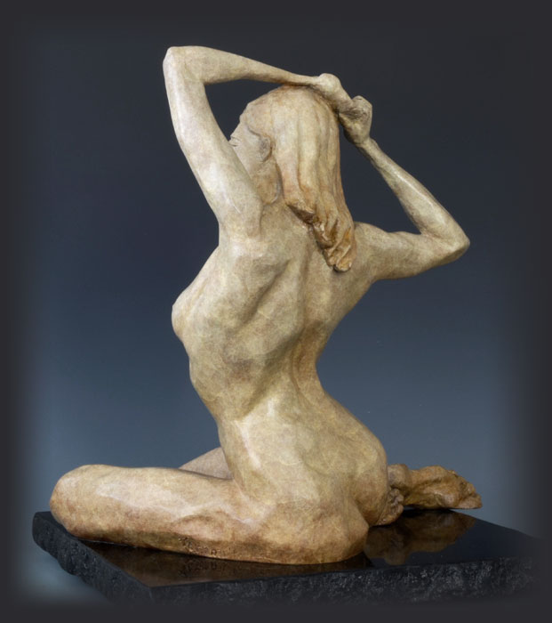 Daybreak bronze sculpture by David Varnau