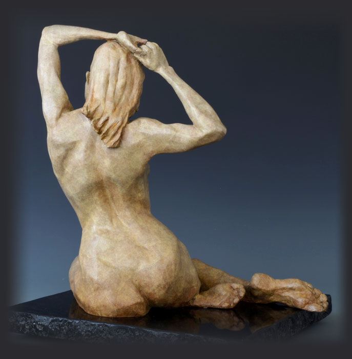 Daybreak bronze sculpture by David Varnau