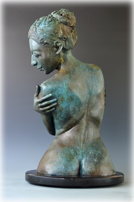 Embrace bronze sculpture by David Varnau