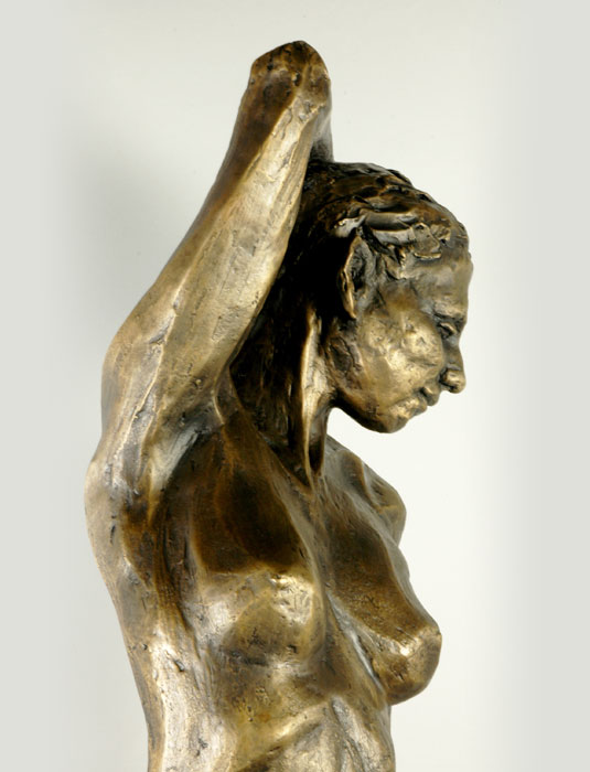 Firedancer bronze sculpture by David Varnau