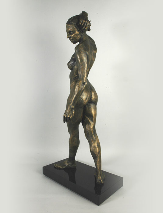 Firedancer bronze sculpture by David Varnau