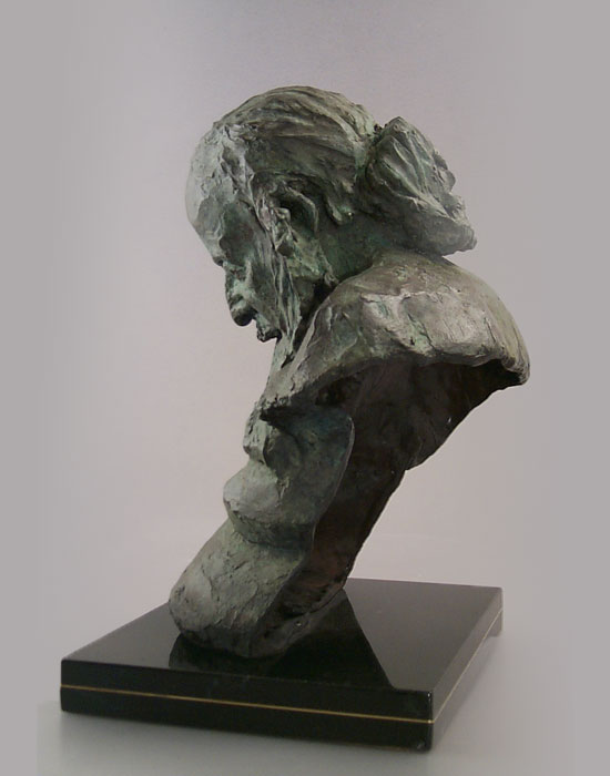 Il Vecchio bronze sculpture by David Varnau