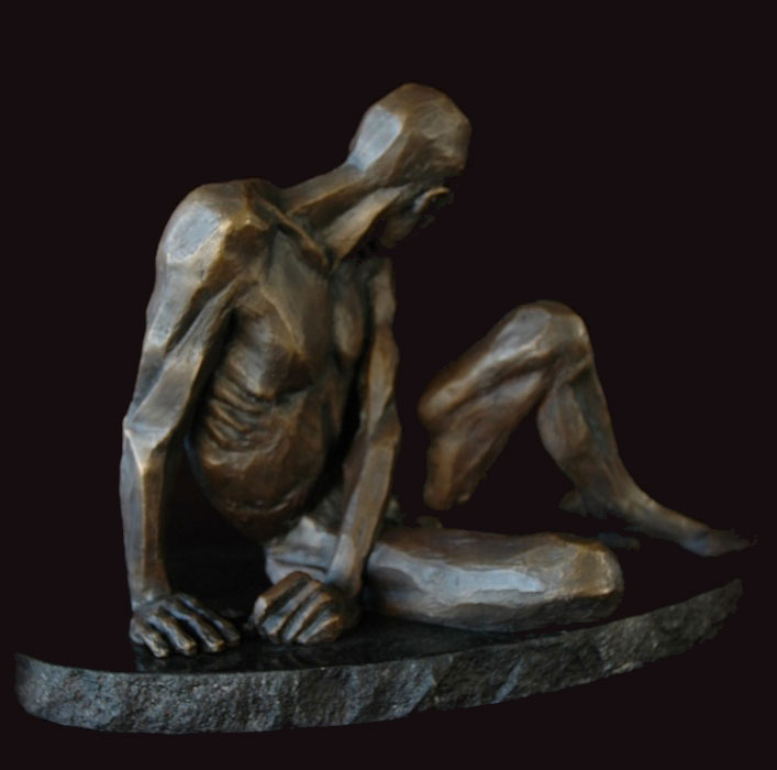 Invictus bronze sculpture by David Varnau