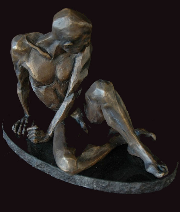 Invictus bronze sculpture by David Varnau