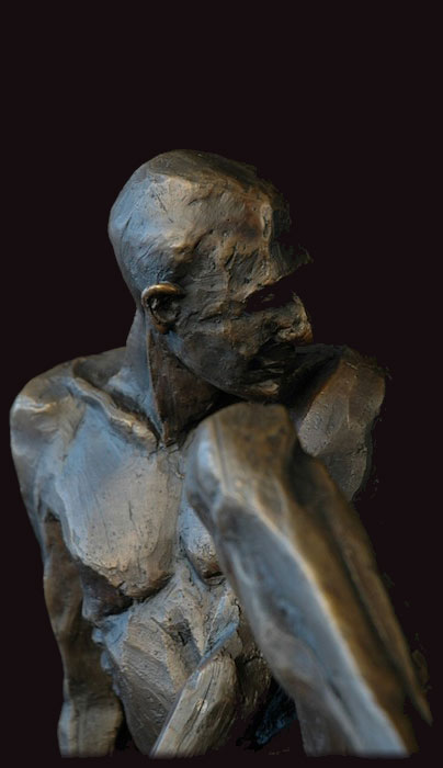 Invictus bronze sculpture by David Varnau