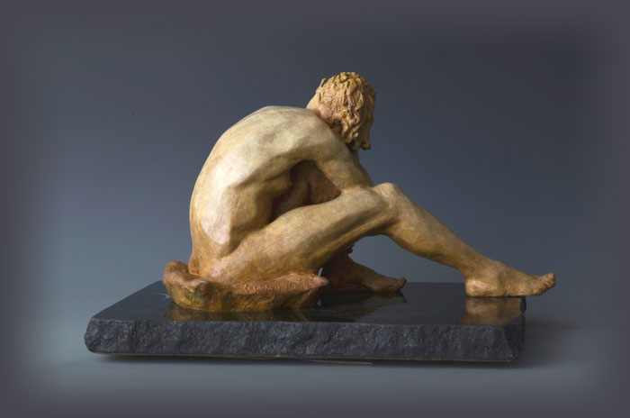 Serenity bronze sculpture by David Varnau