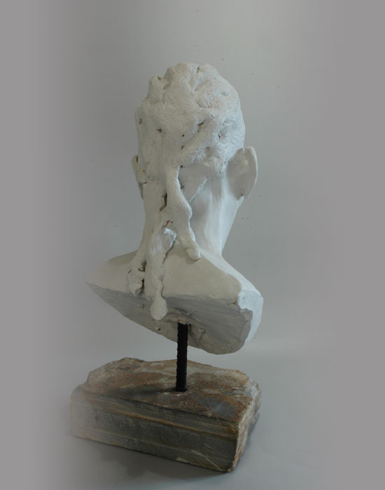 Sheeba fired clay sculpture by David Varnau