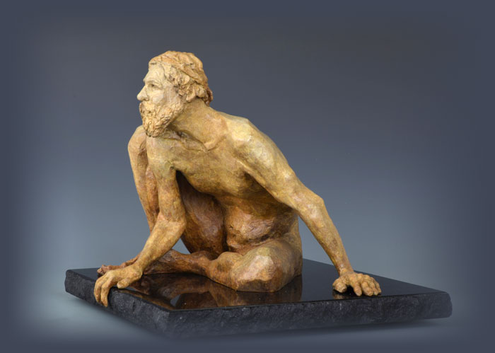 The Awakening bronze sculpture by David Varnau
