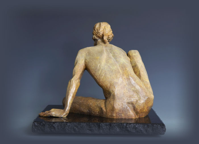 The Awakening bronze sculpture by David Varnau