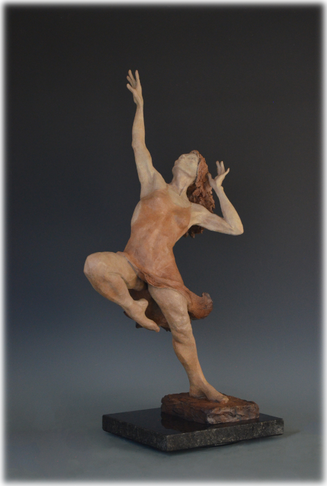 Wow! bronze sculpture by David Varnau