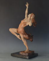 Wow! bronze sculpture by David Varnau