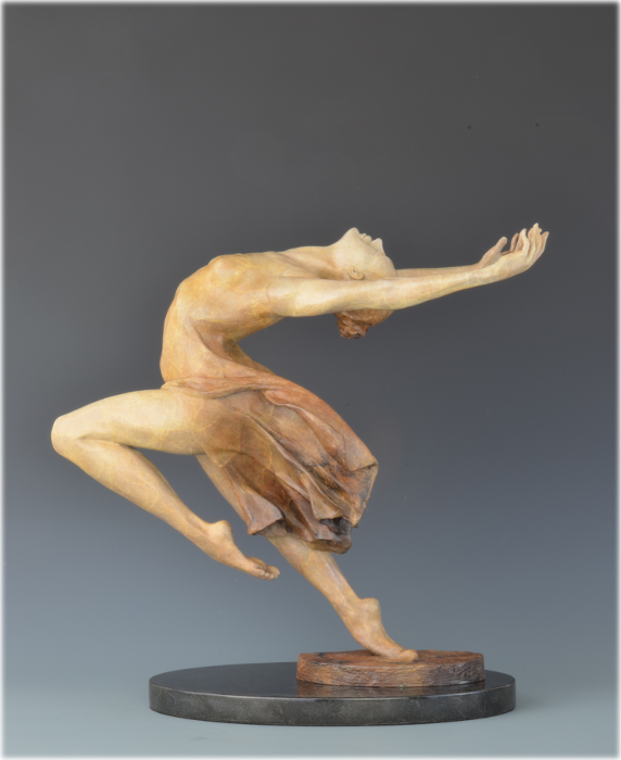 Yes! bronze sculpture by David Varnau